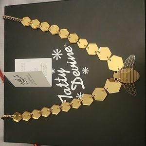 Tatty Devine Bee Acrylic Necklace